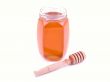 jar of honey isolated