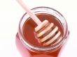 bowl of honey isolated