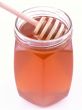 bowl of honey isolated