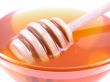 bowl of honey isolated