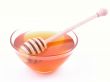 bowl of honey isolated