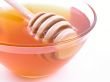 bowl of honey isolated