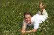 Meadow with dandelions