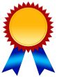 Colorful badge
