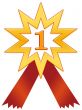 Colorful badge