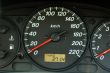 Car dashboard with speed and odometer