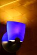Blue Lamp Gold Wall