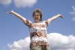 woman with smile