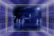Abstract information technologies background