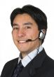 business man with headset