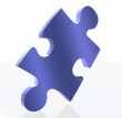 blue puzzle piece