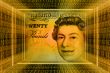 Money concept, Great Britain pounds