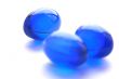 Abstract pills in blue color