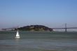 Bay Bridge and Sailboat