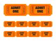 Admit one tickets