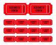 Admit one tickets