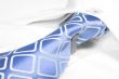 blue business tie