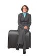 business woman on suitcase 2