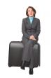 business woman on a trip