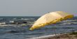 Yellow Beach Umbrella Panorama