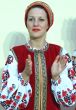 ukrainian girl in colorful national folk costume