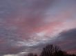Cloudy sky wide angle panoramic view