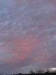 Cloudy sky wide angle panoramic view