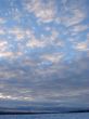 Cloudy sky wide angle view
