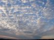 Cloudy sky wide angle view