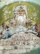 Destructed religious wall painting
