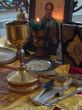 Sacred Participle on altar of orthodox church