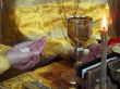 Sacred Participle on altar of orthodox church