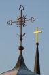 Orthodox Church`s Holy Crosses and cupolas
