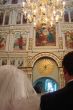 Wedding Couple inside old Orthodox Cathedral