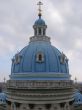Blue cupolas of St.Trinity Cathedral Upon slue sky