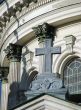 Fragment of Troitsky cathedral in Sumy, Ukraine