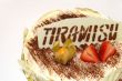 Birthday cake of Tiramisu
