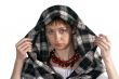 Girl in hood