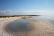 Lonely summer sea coast