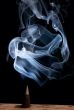 incense cone with smoke