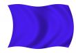 Blue blank flag