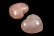 Two polished stoned hearts
