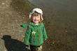 The girl ashore of river