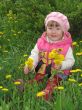 Girl with the dandelions