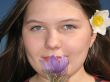 Girl with the flower