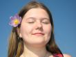 Girl with the flower