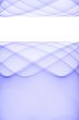 Abstract monochrome graphic frame