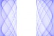 Abstract monochrome graphic frame