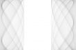 Abstract monochrome graphic frame