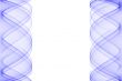 Abstract monochrome graphic frame